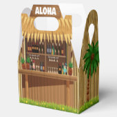 Tiki Hut Bamboo Aloha Island Dive Bar Geschenkschachtel (Geöffnet)