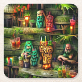 Tiki Hut Untersetzer