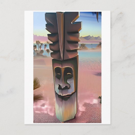 Tiki Illusions Postkarte (Vorderseite)