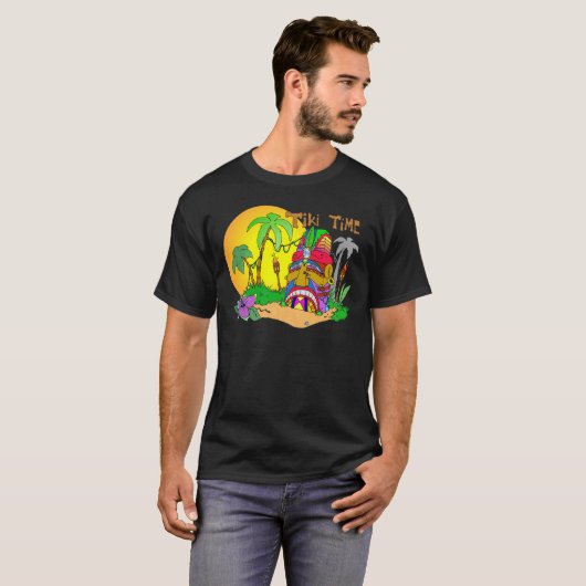 TIKI Island TIME T-Shirt (Vorne ganz)