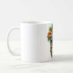 Tiki-Kaffeetasse Seafoam Flower Kaffeetasse