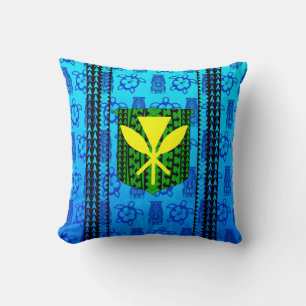Tiki Kanaka Maoli Tribal Kissen