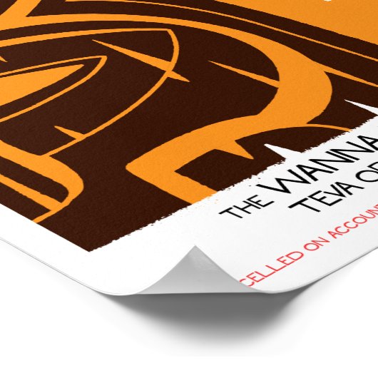 Tiki Kon: Auge des Tiki-Posters (Geschlossenes Aug Poster (Ecke)