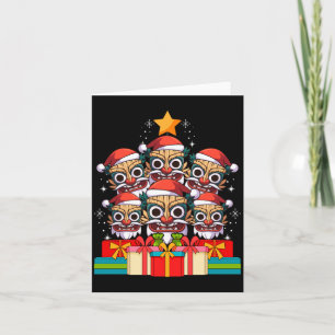 Tiki Le Luau Hawaiian Tiki Maske Weihnachtsbaum Xm Karte
