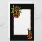 Tiki Luau Briefpapier (Vorne/Hinten)