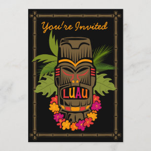 Tiki Luau (D) Personalisierte Einladung
