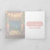 Tiki Luau Hawaiian Tropical Island Beach Geburtsta Karte (Innenseite)