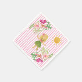 Tiki Luau Party, Hawaii Birthday, Hula Girl  Serviette (Ecke)