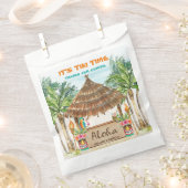 Tiki Luau | Tropischer Strand Geschenktütchen (Ausgeschnitten)