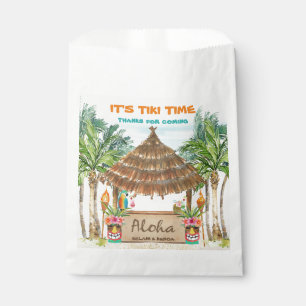 Tiki Luau   Tropischer Strand Geschenktütchen