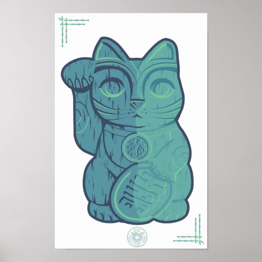 Tiki Lucky Cat Poster (Vorne)
