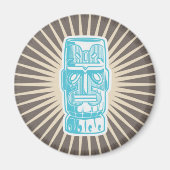 Tiki Man Blue Magnet (Vorne)