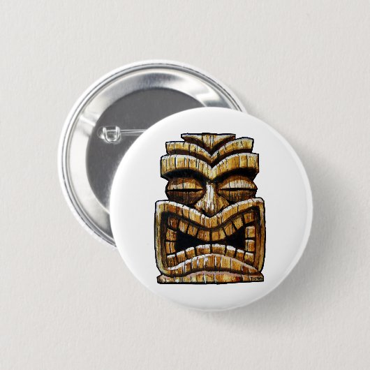 Tiki Man Button (Vorne & Hinten)