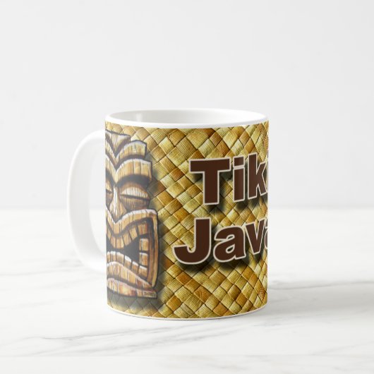 Tiki Mann-Kaffeetasse Kaffeetasse (Vorderseite Links)