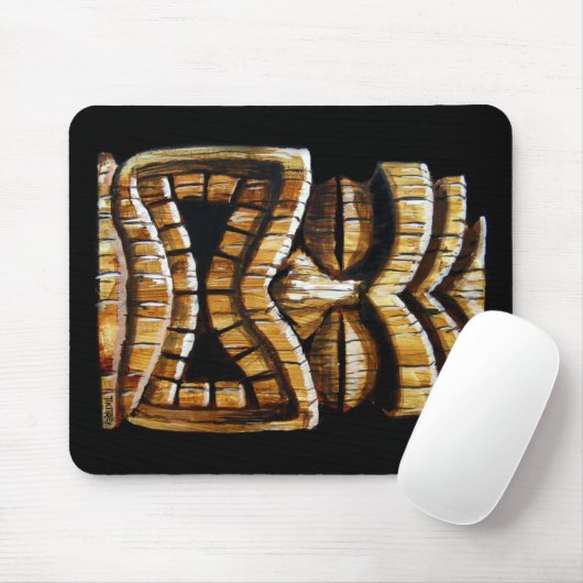 Tiki Mann-Mausunterlage Mousepad (Mit Mouse)