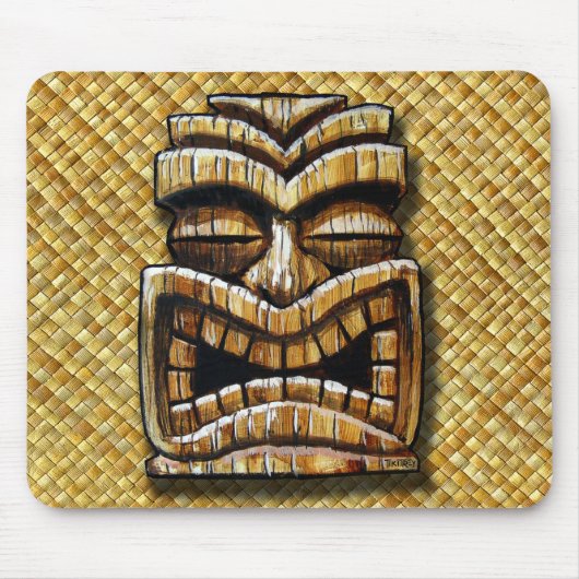 Tiki Mann-Mausunterlage von TikiTrey Mousepad (Vorne)