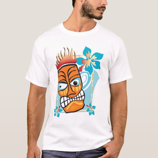 Tiki Mann T-Shirt (Vorderseite)