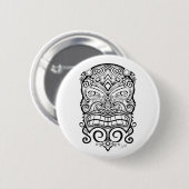 Tiki Mask Button (Vorne & Hinten)