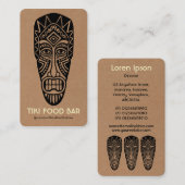 Tiki Mask - Karte (Vorne/Hinten)