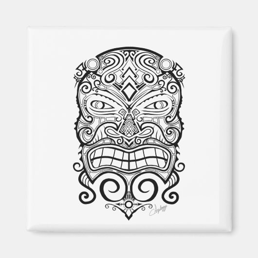 Tiki Mask Magnet (Vorne)