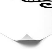 Tiki Mask Poster (Ecke)