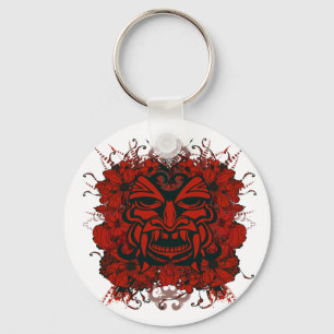 Tiki Mask Schlüsselanhänger