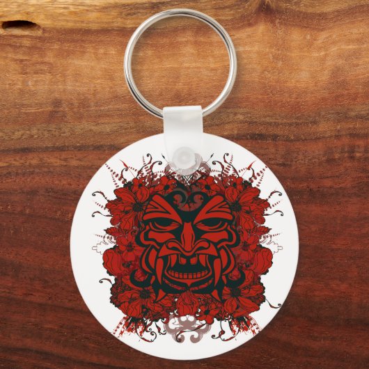 Tiki Mask Schlüsselanhänger (Vorderseite)