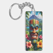 Tiki Mask Schlüsselanhänger (Vorderseite links)