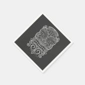 Tiki Mask Serviette (Ecke)