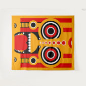 Tiki Mask Wandteppich (Vorderseite (Horizontal))