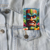 Tiki-Maske Button (Insitu)