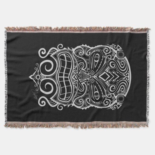 Tiki-Maske Decke (Vorderseite)