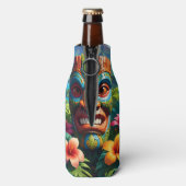 Tiki-Maske Flaschenkühler (Flasche Rückseite)