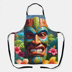 Tiki-Maske Schürze