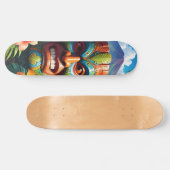 Tiki-Maske Skateboard (Horizontal)