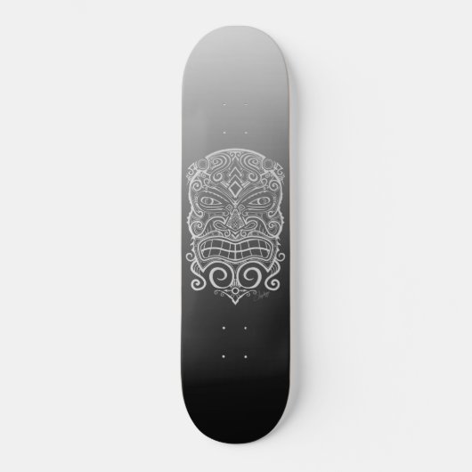 Tiki-Maske Skateboard (Vorderseite)