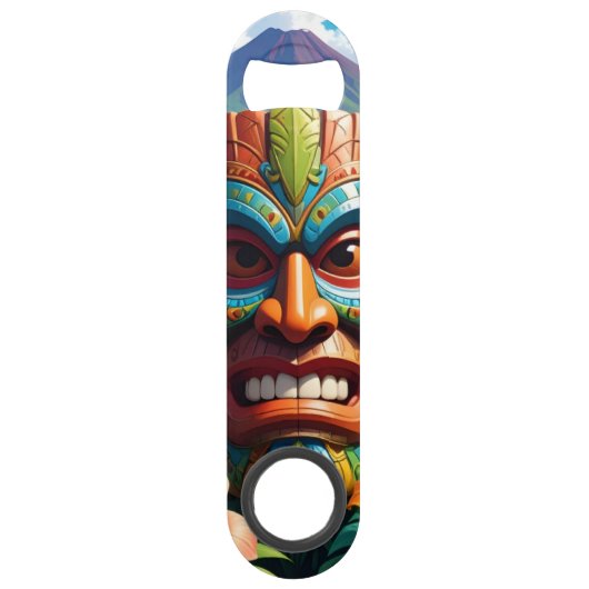 Tiki-Maske Speed Flaschenöffner (Vorderseite)