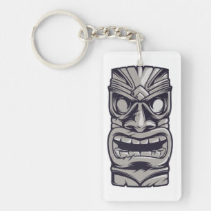 Tiki-Masken-Chill-Schlüsselanhänger Schlüsselanhänger