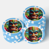 Tiki-Masken-Handyhülle Pokerchips (Stapel)