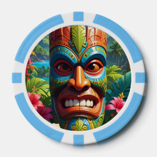 Tiki-Masken-Handyhülle Pokerchips