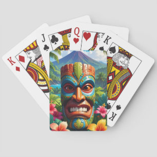 Tiki-Masken-Handyhülle Spielkarten