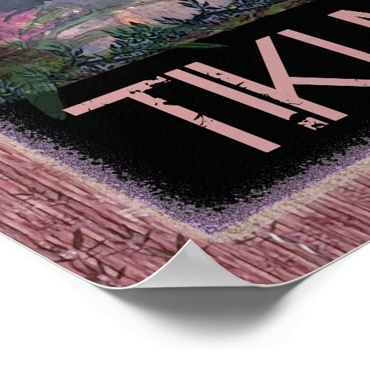 Tiki Moon Poster (Ecke)