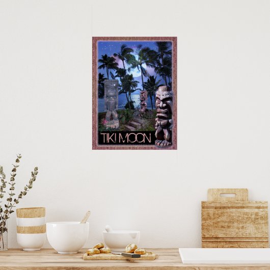 Tiki Moon Poster (Küche)
