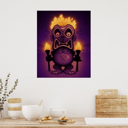 Tiki Munkee Poster (Küche)