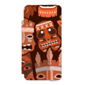 TIKI Muster 2 Incipio iPhone Geldbeutel-Hülle (Folio Vorderseite)