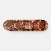 TIKI Muster 2 Skateboard (Horizontal)