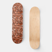 TIKI Muster 3 Skateboard (Vorderseite)
