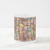 TIKI Muster 4 Mattglastasse (Mittel)