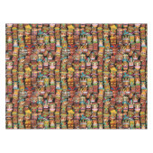 TIKI Muster 4 Tischdecke (Vorderseite (Horizontal))