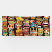 TIKI Muster 5 Banner (Horizontal)